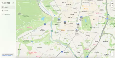 Windows 上の Apple マップ