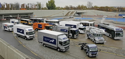 Daimler investiga con camiones y autobuses híbridos