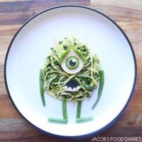 Los increíbles platos de personajes infantiles que prepara una madre cada día para su hijo de tres años 