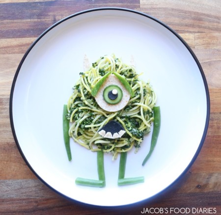 Los increíbles platos de personajes infantiles que prepara una madre cada día para su hijo de tres años