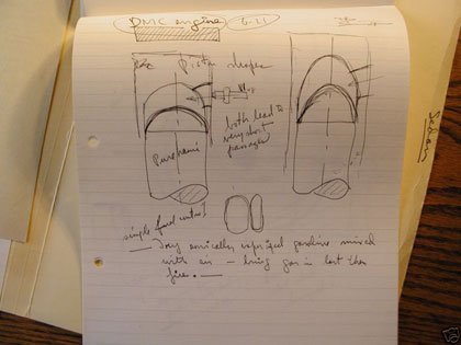 Bocetos de John Z. Delorean