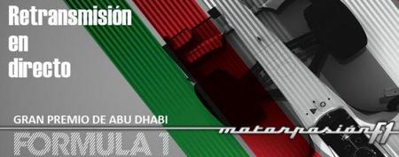 GP de Abu Dhabi F1 2011: retransmisión LIVE