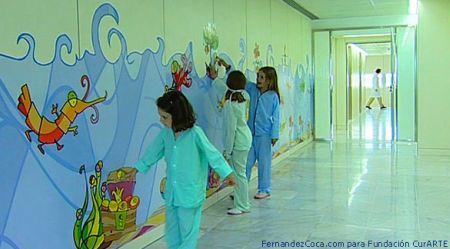 Fundación CurArte y el Hospital Vall d'Hebron de Barcelona
