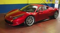 Primeros esbozos de un Ferrari 458 Italia de carreras