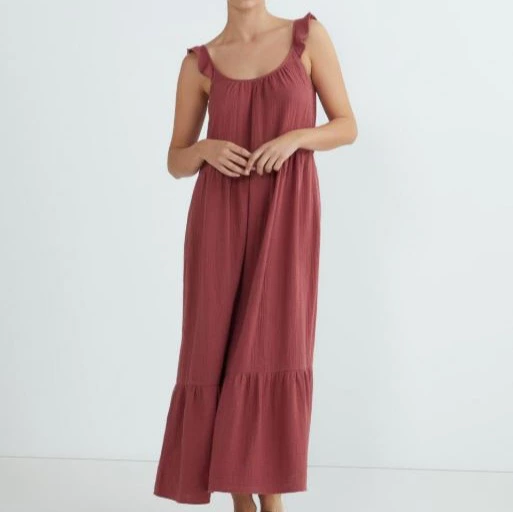 Vestido tejido rustico
