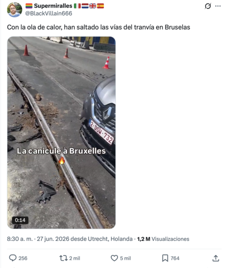 Bruselas ola de calor