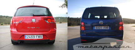 Comparativa: SEAT Altea XL 1.8 TFSI contra Volkswagen Touran 1.4 TSI (parte 4)