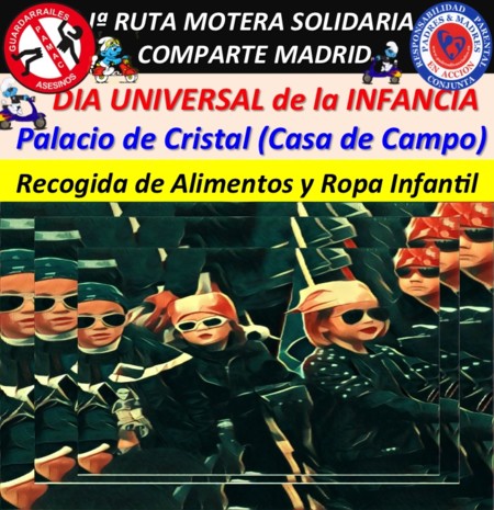 El domingo 6 de noviembre vente de ruta y fiesta con PAMAC, es por una causa que lo merece