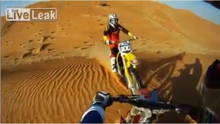 Ya ni en el desierto se puede rodar tranquilo...