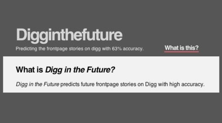 Un chico de 17 años crea un algoritmo para predecir qué historias llegarán a la portada de Digg