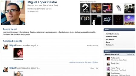 Apple retoca ligeramente la interfaz de Ping y se deshace de su SPAM