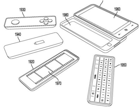 Microsoft patenta un teléfono con diferentes accesorios desmontables