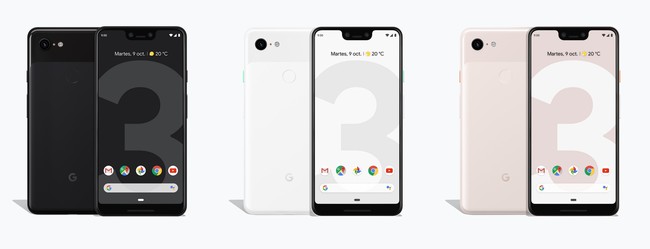 Google Pixel 3 y Pixel 3 XL: ficha técnica de características y precio
