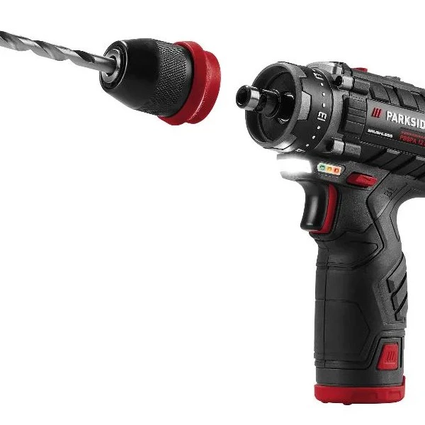 12 V Set básico de atornilladora taladradora recargable
