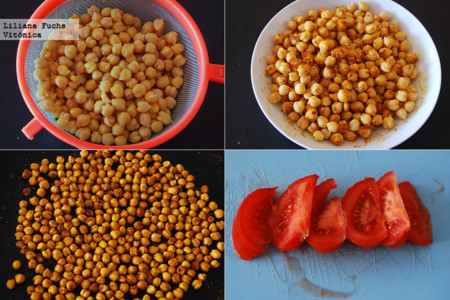 Bowl de Garbanzos con Aguacate y Huevo. Pasos
