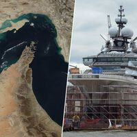 Ningún barco se atreve a cruzar el estrecho de Ormuz ahora mismo. Ninguno excepto el superyate de un magnate ruso