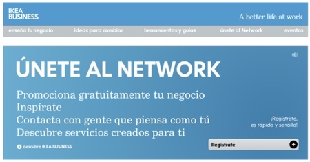 Red Social de Ikea para pequeñas empresas