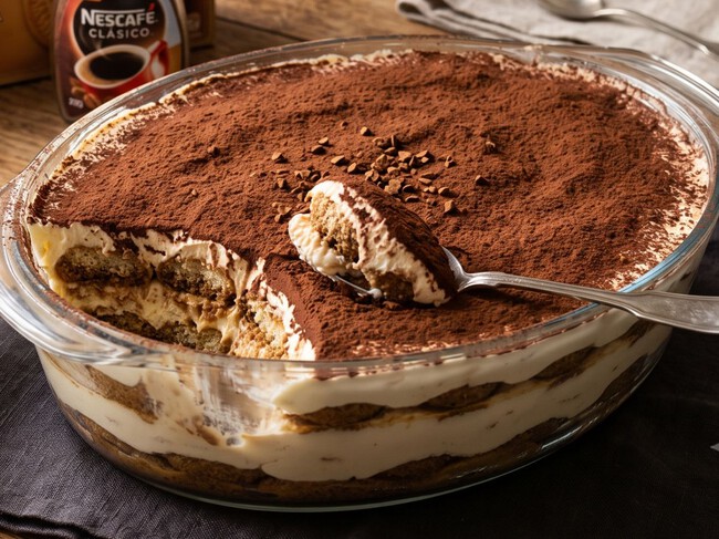 Cómo hacer un postre estilo tiramisú con café soluble y queso crema: receta fácil, económica y con pocos ingredientes