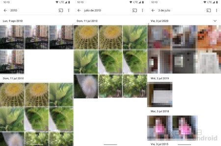 Google フォトの日付