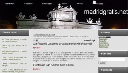 MadridGratis.net, opciones para no gastar