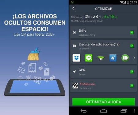 Optimizador y limpiador móvil: pon en forma a tu Android de forma