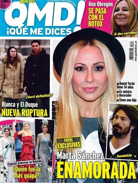 Pedazo maromo se nos ha echado Marta Sánchez