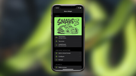 Jugar al Snake a golpe de widget: esta app para iPhone es un acceso directo al mítico juego de la serpiente