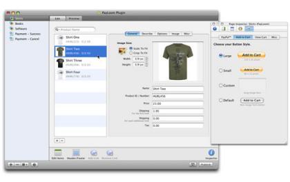 PayLoom, tienda con pagos vía Paypal con RapidWeaver