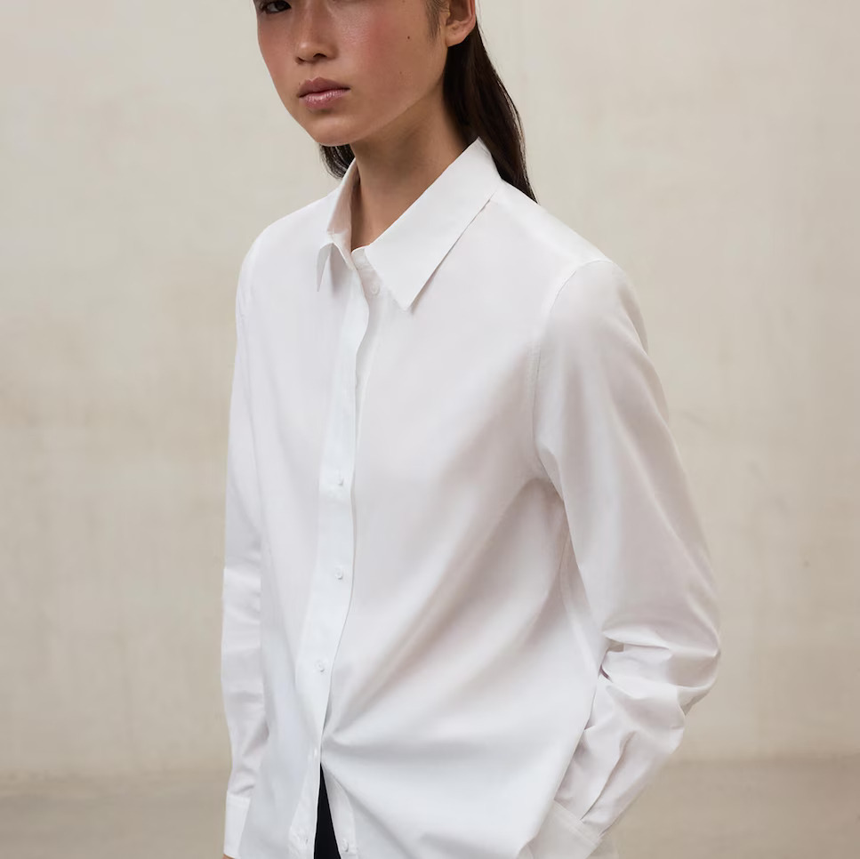 Ecoalf
Camisa de mujer lisa con cierre de botones