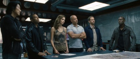 Seis de los protagonistas de la saga Fast and Furious