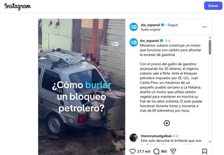 Reprodução/Instagram (dw_espanol)