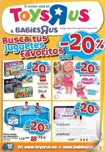 Descuentos de hasta el 50 % en Toys R Us