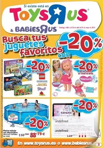 Descuentos de hasta el 50 % en Toys R Us 