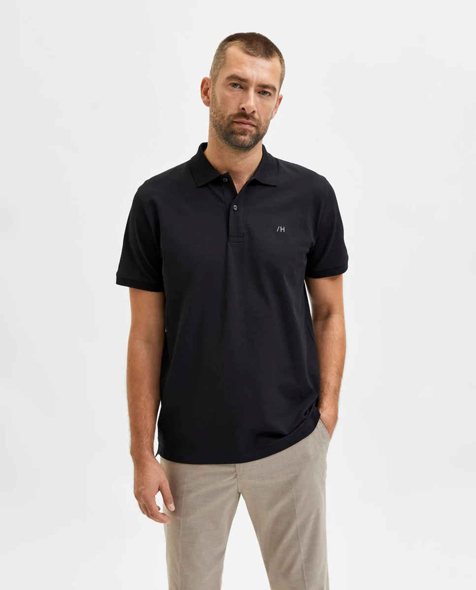 Men's short-sleeved polo shirt