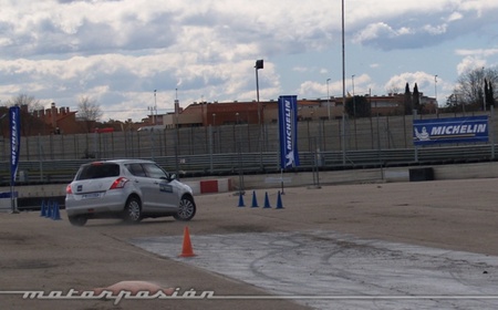 Michelin, Circuito del Jarama, Neumáticos nuevos y neumáticos desgastados a prueba 06