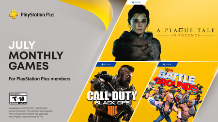 A Plague Tale: Innocence y Call of Duty: Black Ops 4 entre los juegos de PlayStation Plus de julio de 2021