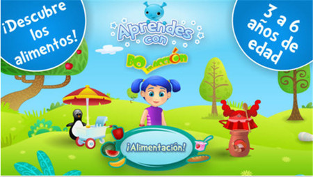 'Aprendes con Bo: la alimentación'. Aplicación para que los niños aprendan sobre la comida y la nutrición
