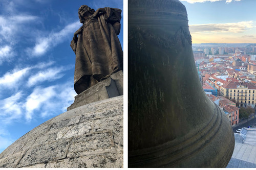 Subir a lo más alto de la Catedral de Valladolid 