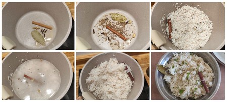 Pasos Arroz Jeera