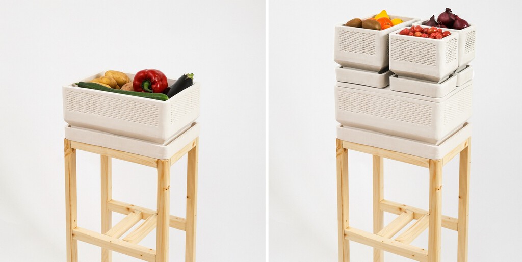 Si el frigorífico se te queda corto de espacio, esta nevera modular funciona sin electricidad gracias al efecto botijo