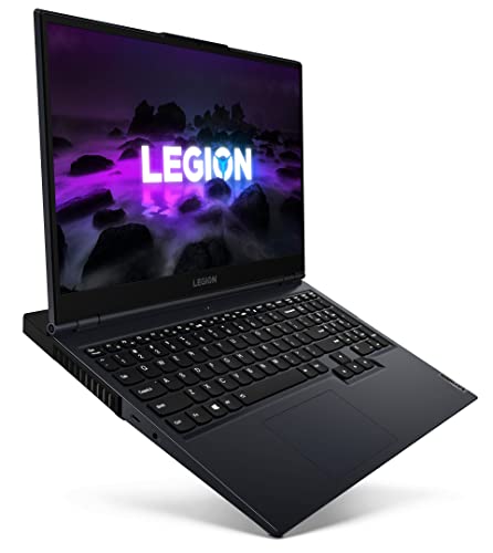 Lenovo Legion 5 Gen 6 - Ordenador Portátil Gaming 15.6" WQHD 165Hz (AMD Ryzen 7 5800H, 16GB RAM, 1TB SSD, NVIDIA GeForce RTX 3070-8GB, Sin Sistema Operativo) Azul/Negro - Teclado QWERTY Español