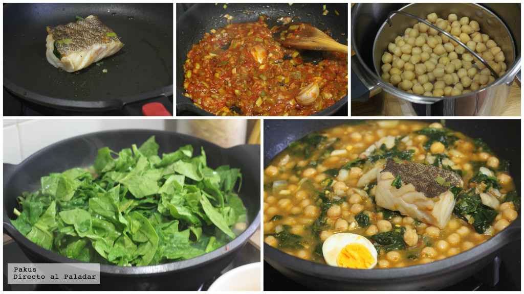 Garbanzos con bacalao receta de Semana Santa tradicional y fácil