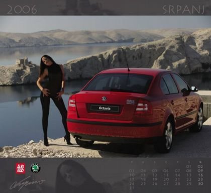Calendario Skoda Julio 2006