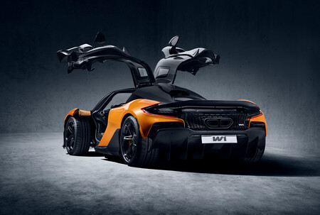 Mclaren W1 puertas alas de gaviota