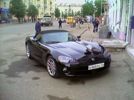 Dodge Viper Quemado