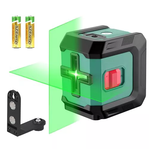 HYCHIKA Nivel Láser Autonivelante 15M, Nivel Laser con 3 Niveles de Brillo