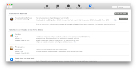 Update Macos X