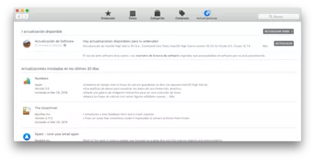 MacOS X アップデート