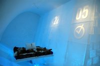 Cómo son las habitaciones de un ice hotel en la Laponia sueca