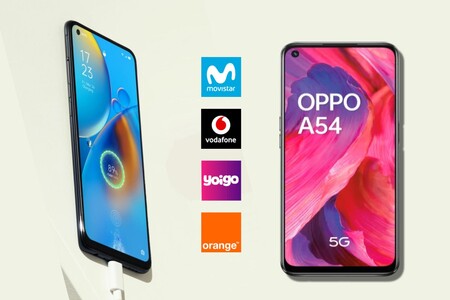 Dónde comprar los OPPO A54 5G y A74 5G más baratos: comparativa ofertas con Movistar, Vodafone, Orange y Yoigo